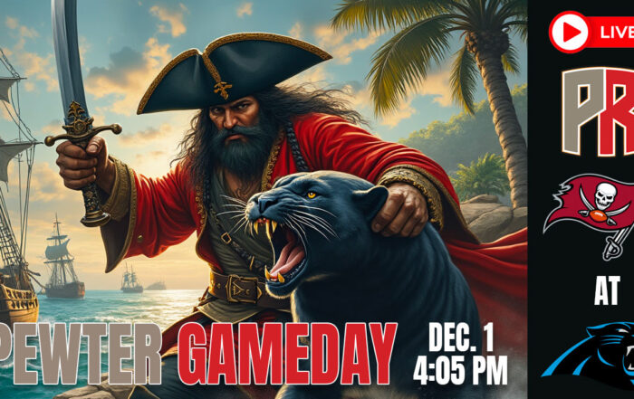 Bucs Panthers Pewter Gameday