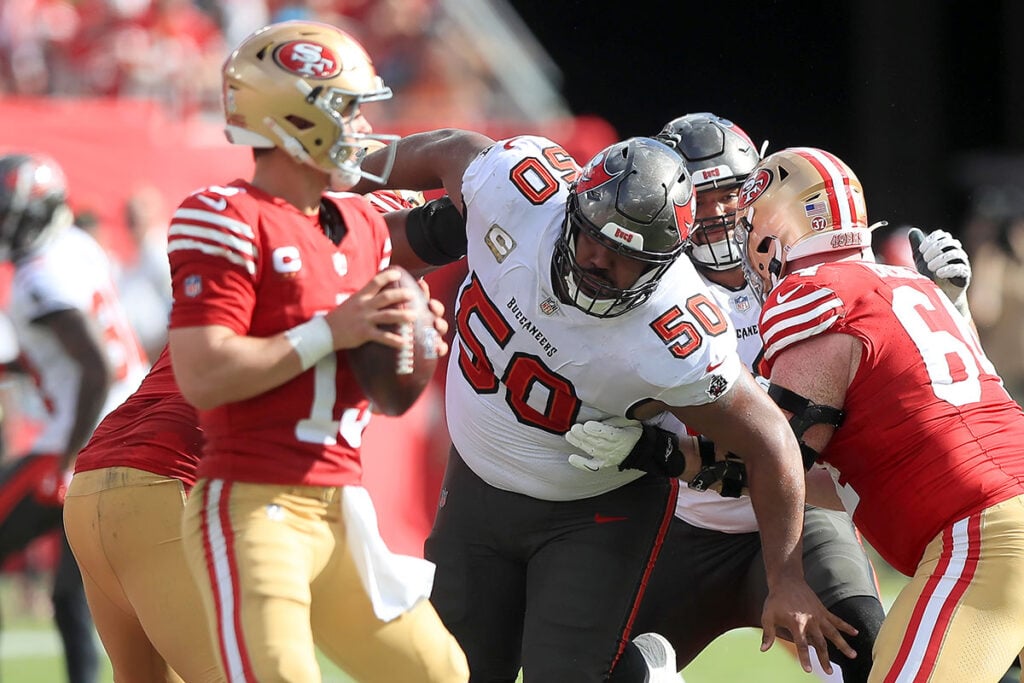 Pewter Report'S Top 50 All-Time Bucs: 16-20 5 Bucs Dt Vita Vea And 49Ers Qb Brock Purdy