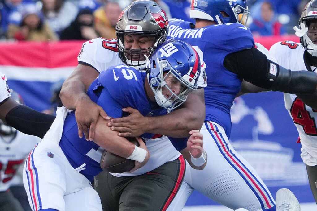 Pr Roundtable: Who Will Lead The Bucs In Sacks In 2025? 3 Bucs Dt Vita Vea And Giants Qb Tommy Devito