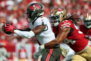 Bucs Record Watch 2024: Week 12 At Giants 2 Bucs Rb Rachaad White And 49Ers Ilb Fred Warner