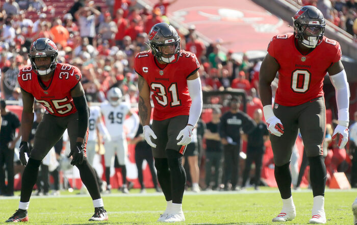Bucs Cb Jamel Dean, Fs Antoine Winfield Jr. And Olb Yaya Diaby