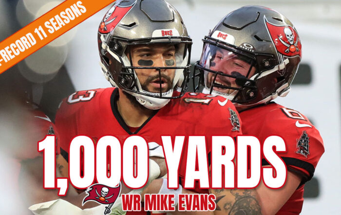 Mike Evans 1,000 Yard Season