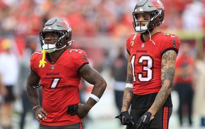 Bucs Rb Bucky Irving And Wr Mike Evans