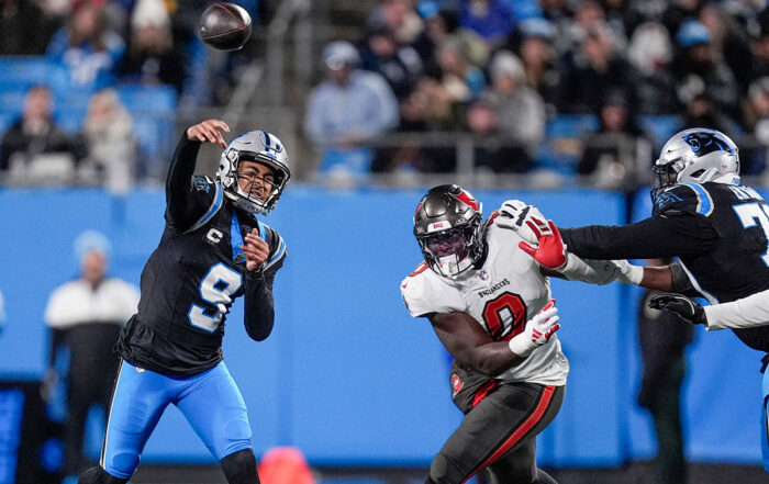 Panthers Qb Bryce Young And Bucs Olb Yaya Diaby