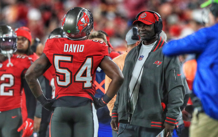 Bucs Head Coach Todd Bowles And Ilb Lavonte David
