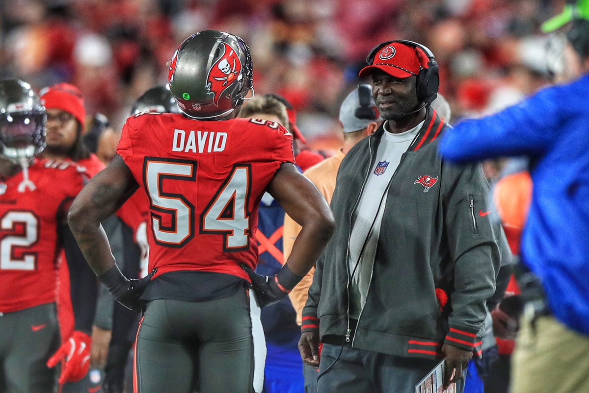 Bucs Head Coach Todd Bowles And Ilb Lavonte David