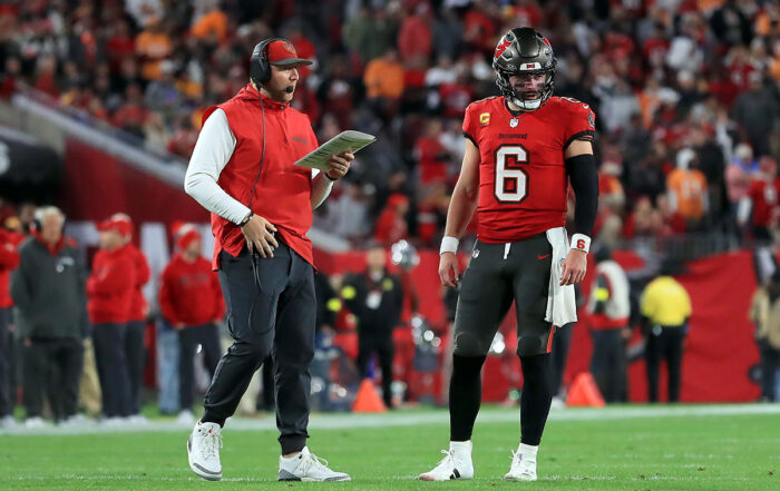 Bucs Oc Liam Coen And Qb Baker Mayfield