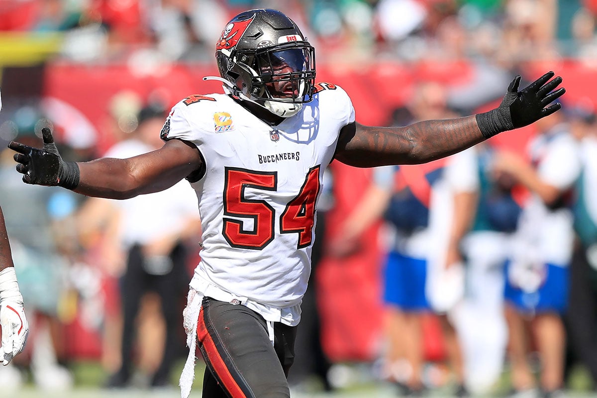 David Lavonte Bucs Eagles Arms Wide Open