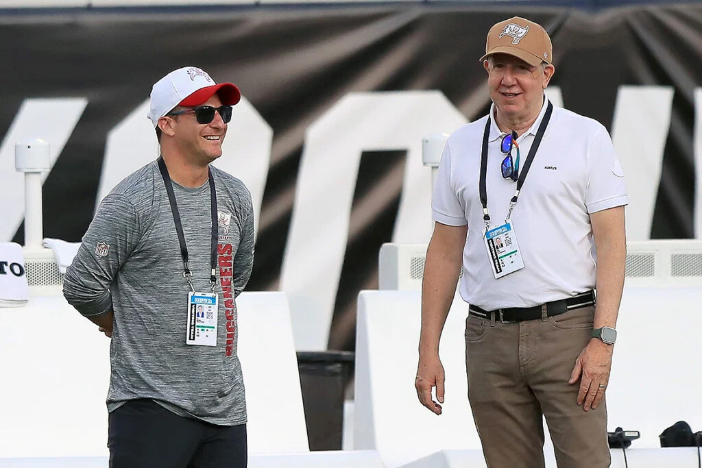 Bucs Assistant Gm Mike Greenberg And Co-Chairman Bryan Glazer