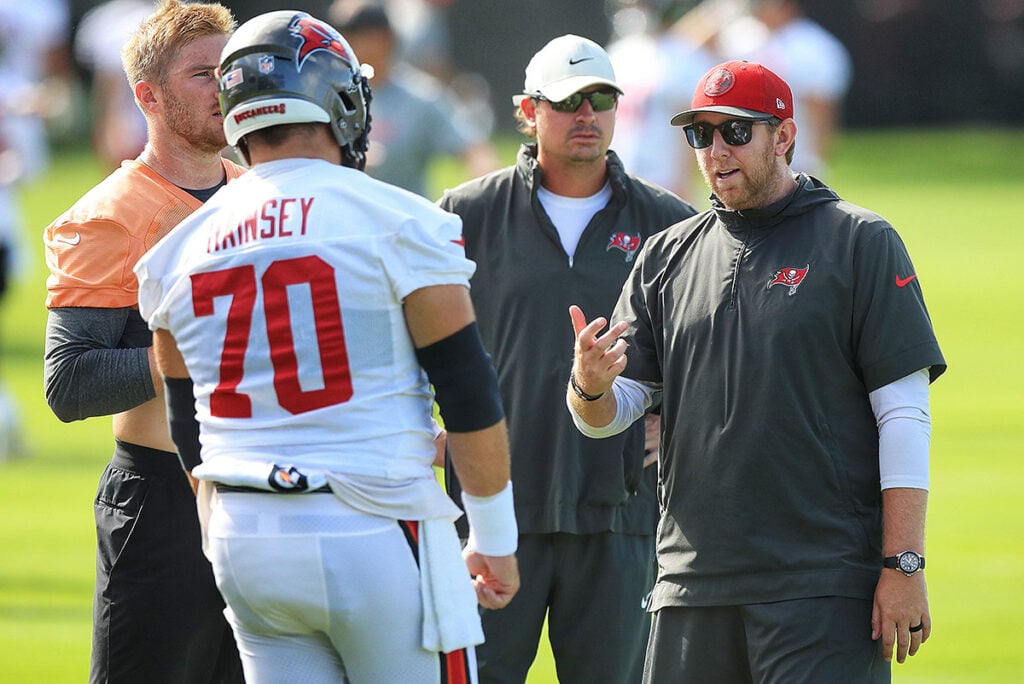 Inside The Bucs' Success On Third Down In 2024 2 Bucs Pass Game Coordinator Josh Grizzard And Former Oc Liam Coen