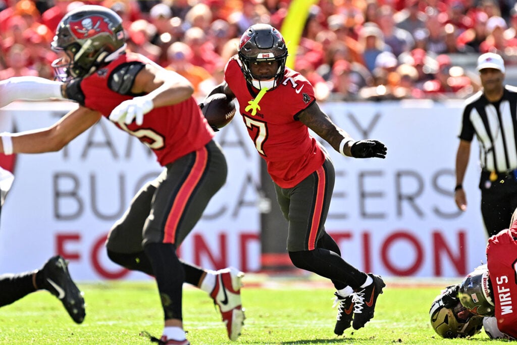 Bucs Offense Highlighted Nfl Offensive Trends In 2024 2 Bucs Rb Bucky Irving