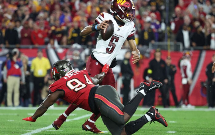 Commanders Qb Jayden Daniels And Bucs Dt Calijah Kancey