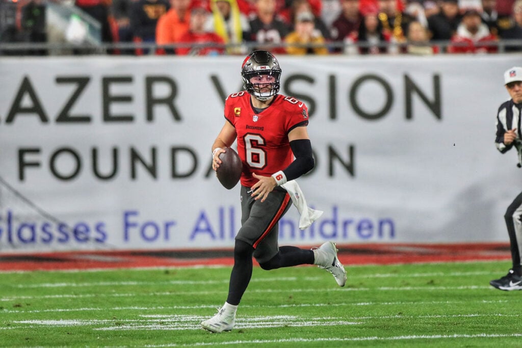 Just How Elite Does The Nfl Think Bucs Qb Baker Mayfield Is? 3 Bucs Qb Baker Mayfield