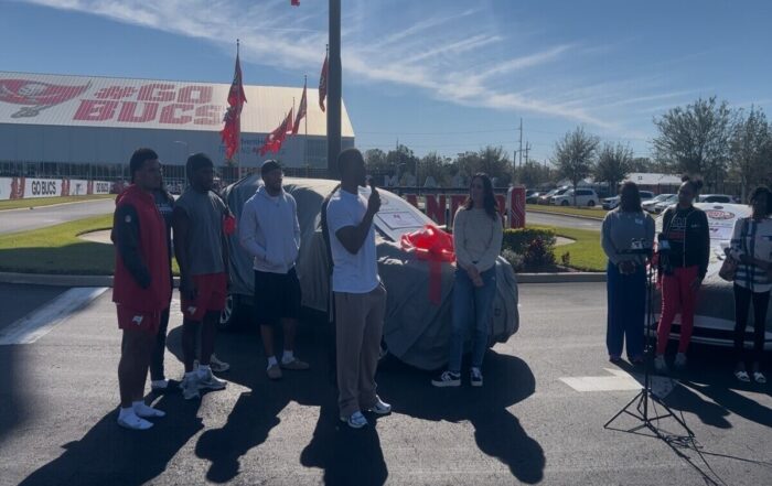 Bucs Ilbs Lavonte David, Sirvocea Dennis, Antonio Grier Jr, And Daniel Grzesiak