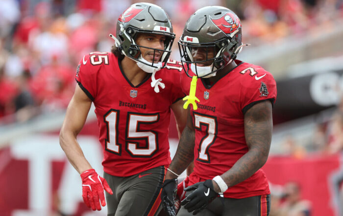 Bucs Rb Bucky Irving And Wr Jalen Mcmillan