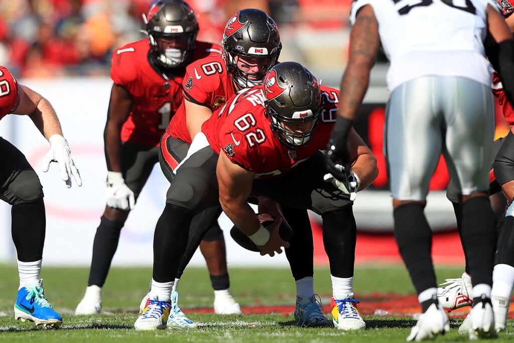 Will Bucs C Graham Barton Emerge As A Player And Leader? 2 Bucs C Graham Barton And Qb Baker Mayfield