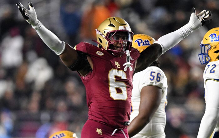 Boston College Edge Rusher Donovan Ezeiruaku Bucs