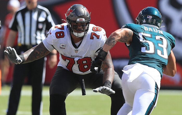 Bucs Rt Tristan Wirfs And Eagles Ilb Zack Baun