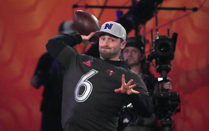 Bucs Qb Baker Mayfield At The Pro Bowl
