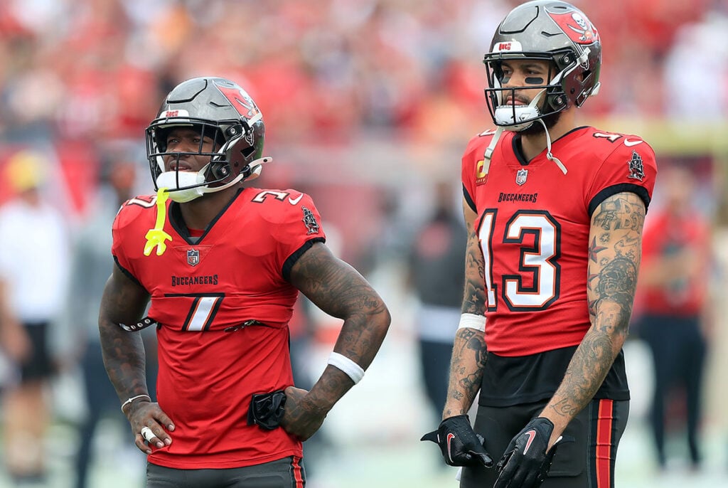 Bucs Rb Bucky Irving And Wr Mike Evans