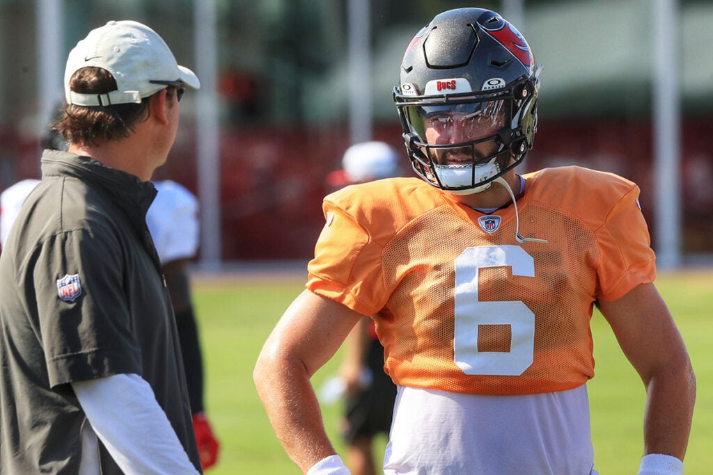 Bucs Oc Josh Grizzard And Qb Baker Mayfield