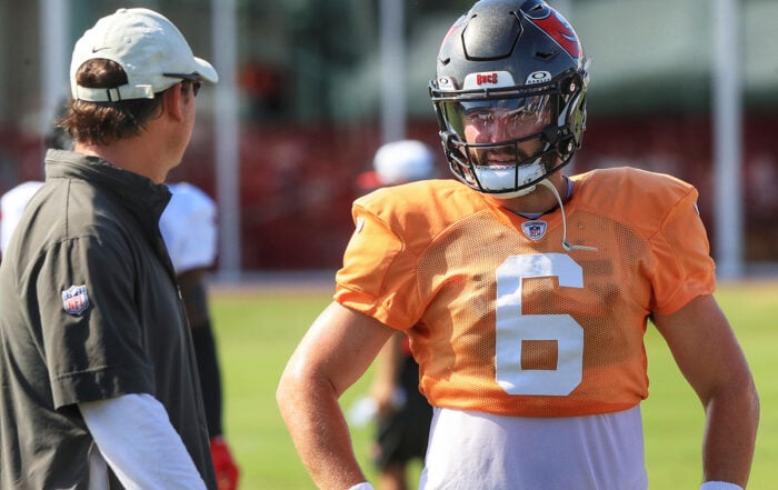 Bucs Oc Josh Grizzard And Qb Baker Mayfield