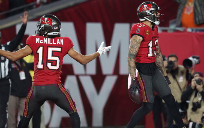 Bucs Wrs Jalen Mcmillan And Mike Evans