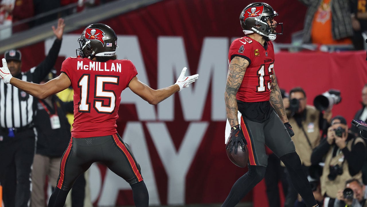 Bucs Wrs Jalen Mcmillan And Mike Evans