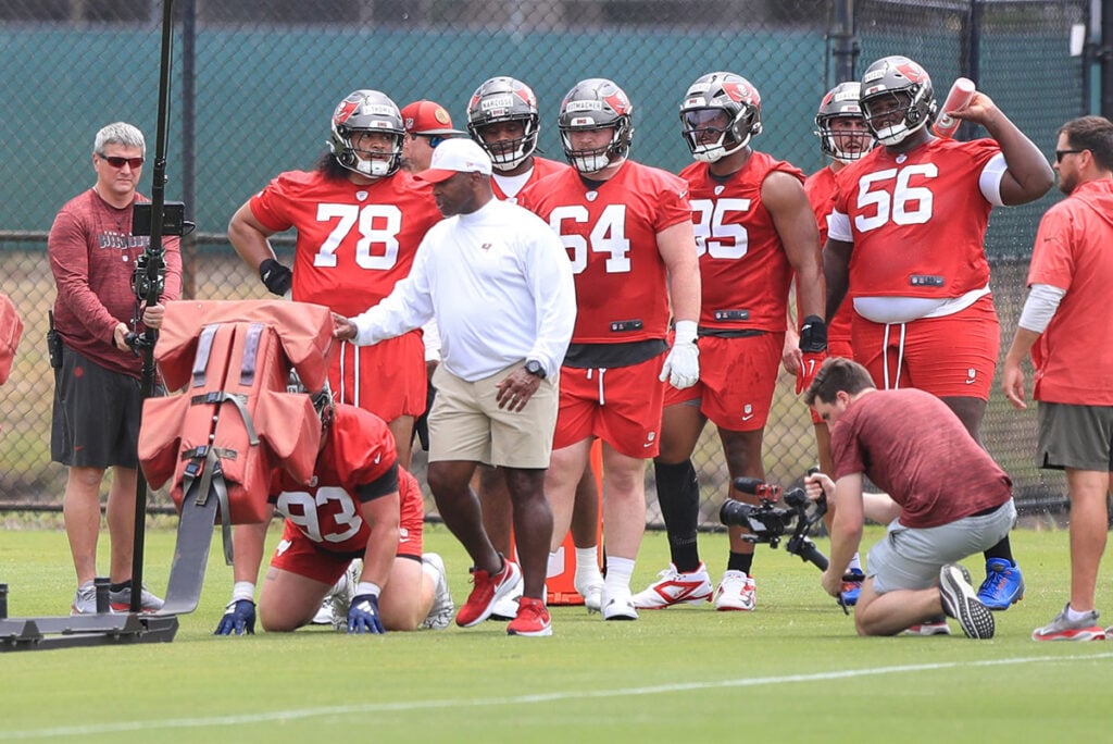 Pewter Report Podcast: Bucs Defensive Coaches Speak 2 Bucs Dts Coach Charlie Strong
