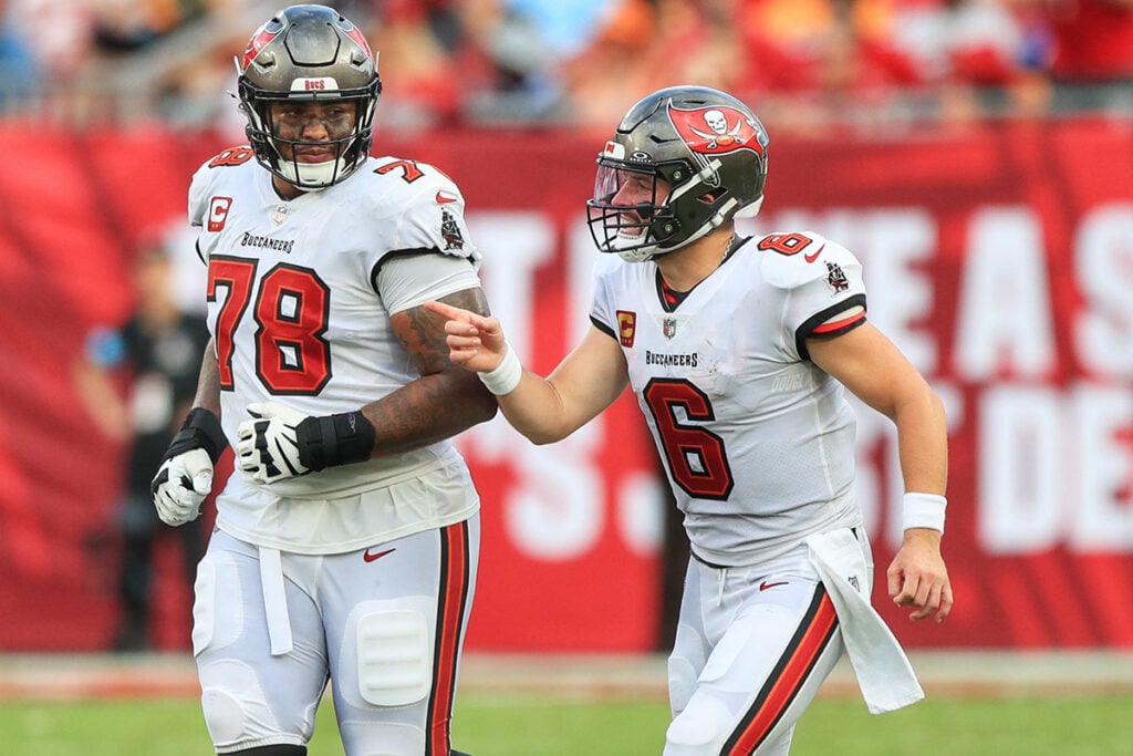 Pewter Report Podcast: Breaking Down Bucs 2025 Pff Player Rankings 2 Bucs Lt Tristan Wirfs And Qb Baker Mayfield
