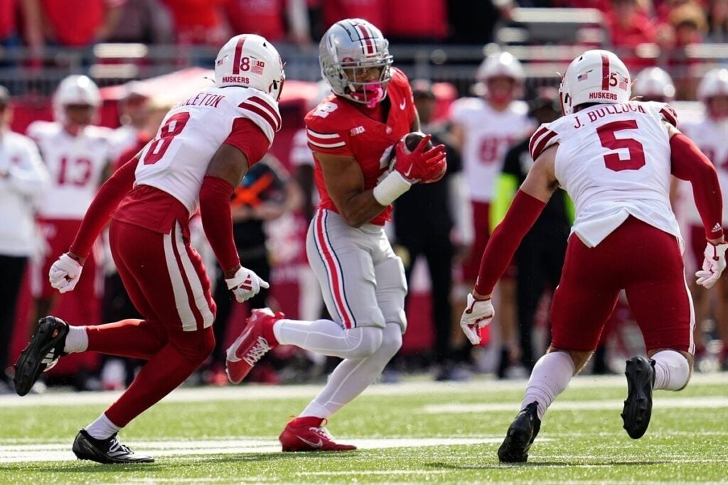 Get To Know The Bucs 2025 Udfas: Defense/Special Teams 3 Former Ohio State Wr Emeka Egbuka And Nebraska Ilb John Bullock