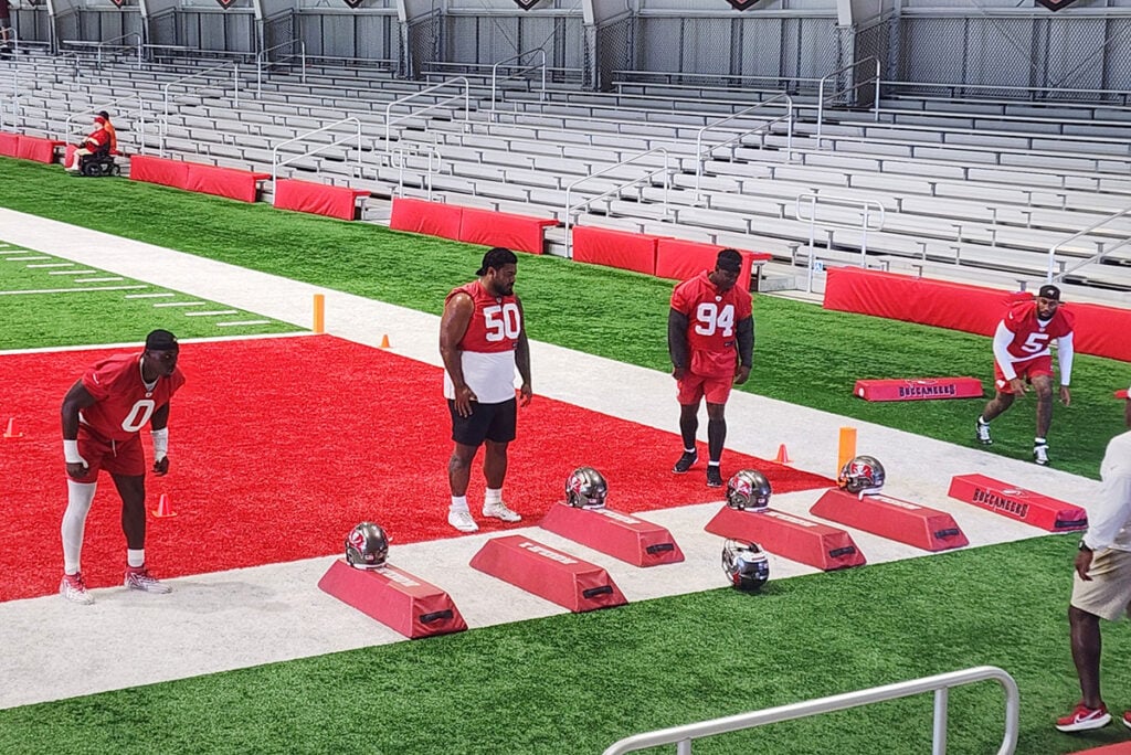 Sr'S Fab 5: Bucs Defense Won Mini-Camp – And That’s A Good Thing 7 Bucs Olb Yaya Diaby, Dts Vita Vea And Calijah Kancey And Olb Haason Reddick