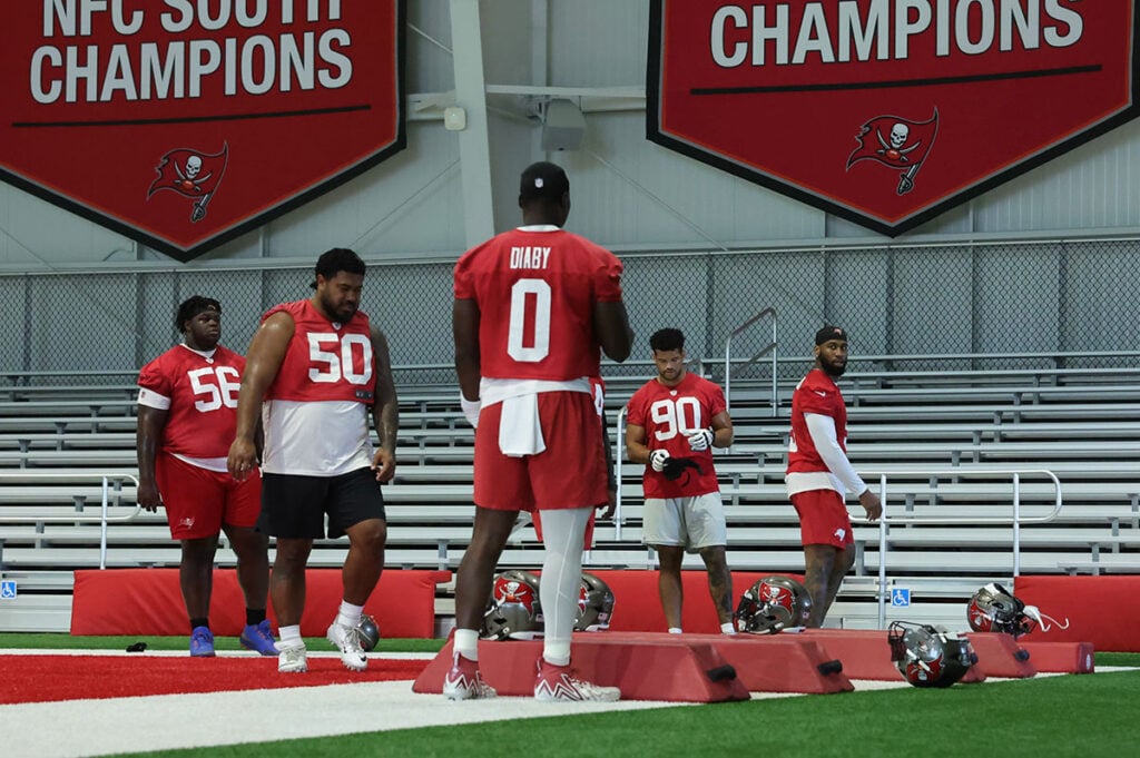 The Bucs' Standout Player Nobody Is Talking About 2 Bucs Dts Desmond Watson, Vita Vea And Logan Hall And Olbs Haason Reddick And Yaya Diaby
