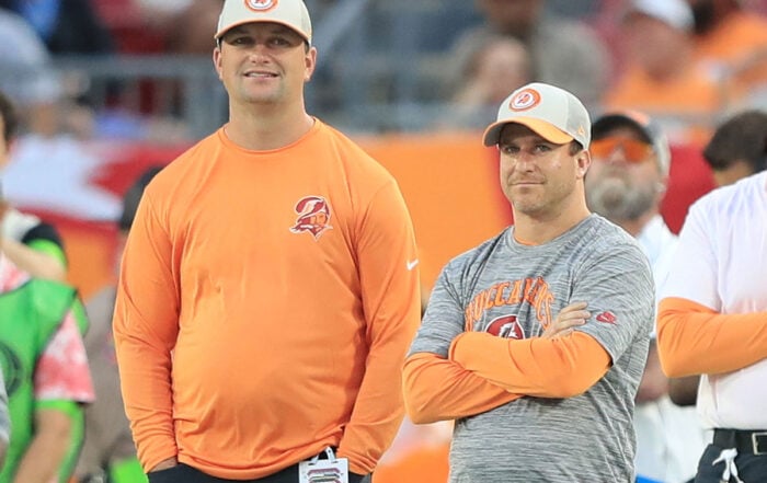 Bucs Assistant Gms Rob Mccartney And Mike Grenberg - Photo By: Cliff Welch P/R