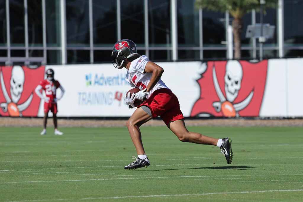 Bucs Mini-Camp Insider 6-11: Baker Throws 3 Picks, But Wr Rebounds 3 Bucs Wr Jalen Mcmillan