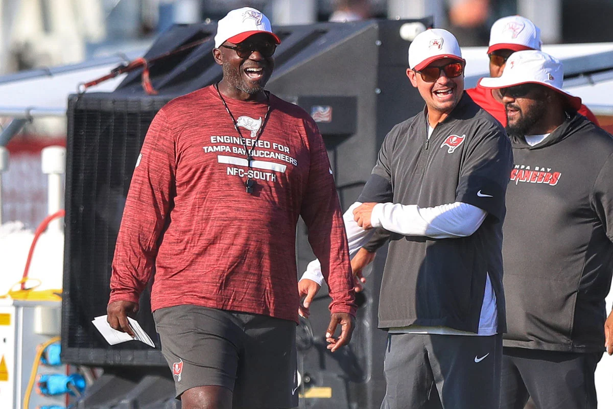 Bucs Head Coach Todd Bowles And Oc Josh Grizzard