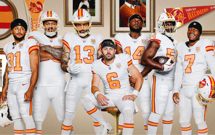 Bucs 1976 Throwback Uniforms