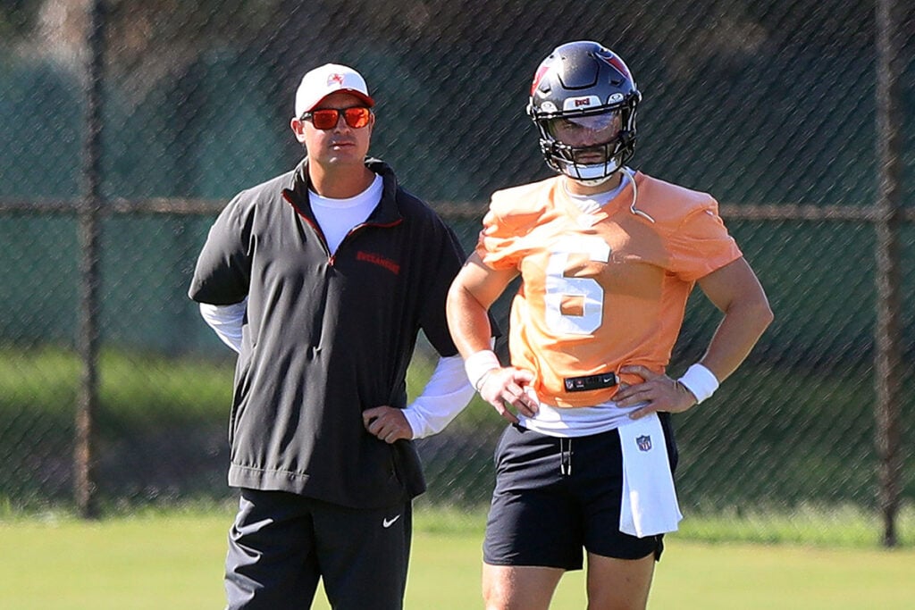 Bucs Oc Josh Grizzard And Qb Baker Mayfield