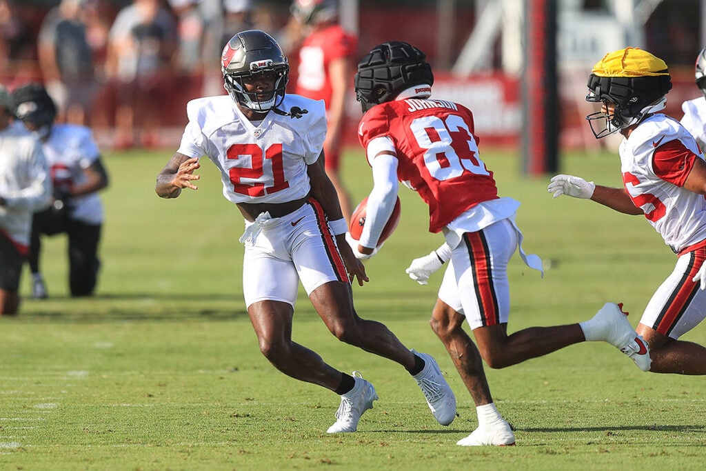 Bucs Camp Insider 7-25: Baker Mayfield Leads Offense'S Rebound 4 Bucs Cb Benjamin Morrison And Wr Tez Johnson