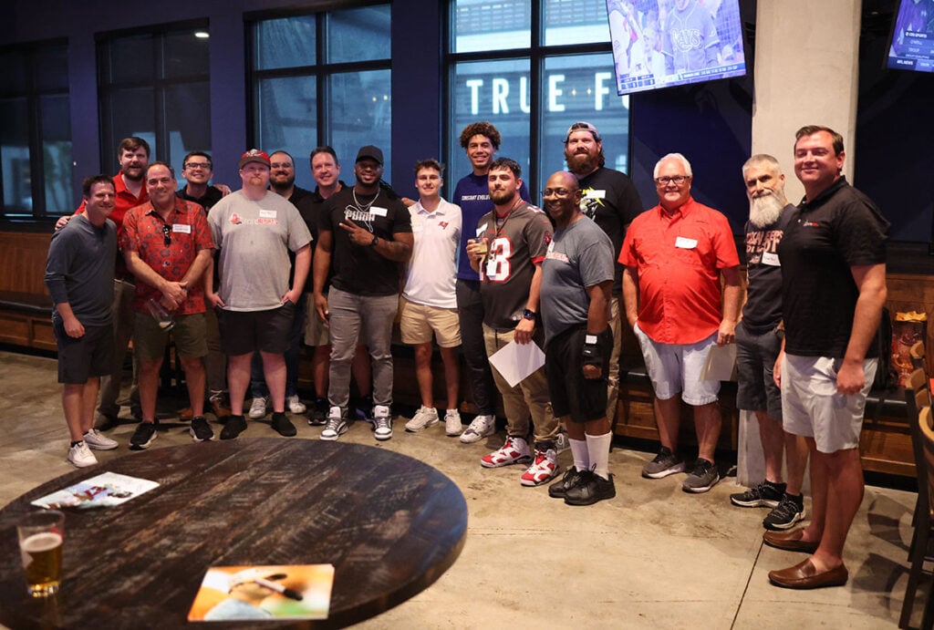 Sr'S Fab 5: With Tristan Wirfs Out, Trust Bucs Ol Coach Kevin Carberry 12 Pewter Platinum Members, Bucs Asst. Gm Mike Greenberg And Cb Zyon Mccollum