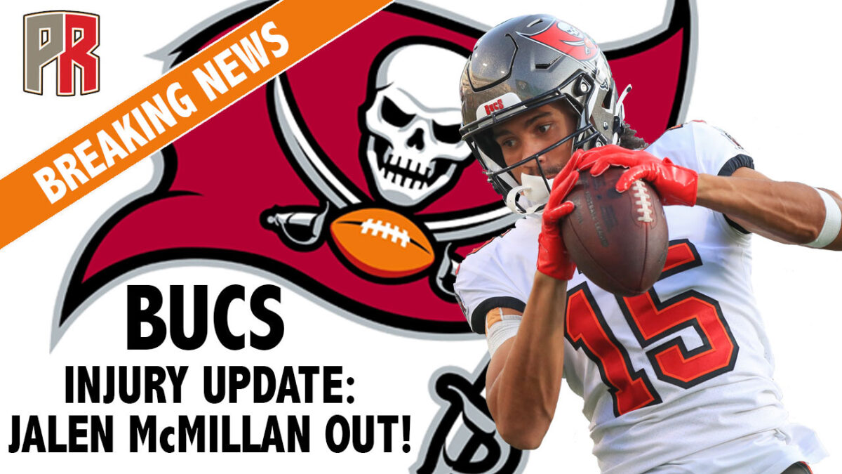 Emergency Podcast: Bucs Injury Update: Jalen McMillan Out!