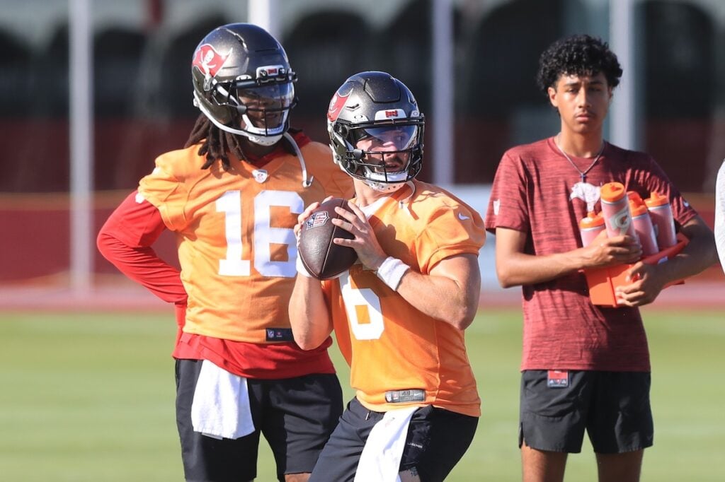 Teddy Bridgewater Is Ready To Pass On His Nfl Wisdom As Bucs Qb 4 Bucs Qbs Baker Mayfield And Teddy Bridgewater