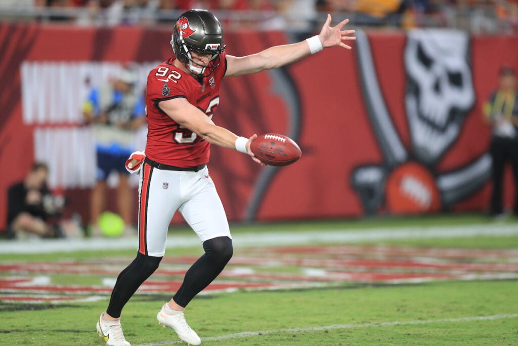 Bucs Punter Riley Dixon -Photo By: Cliff Welch P/R