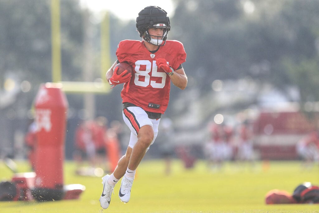 Bucs Camp Insider 8-1: Kyle Trask'S Best Day Yet, Peanut Punches Galore 6 Bucs Wr Garrett Green