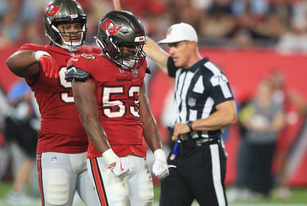 2-Point Conversion: Kyle Trask Has Firm Grip On Bucs' Qb2 Role 7 Bucs Ilb Nick Jackson