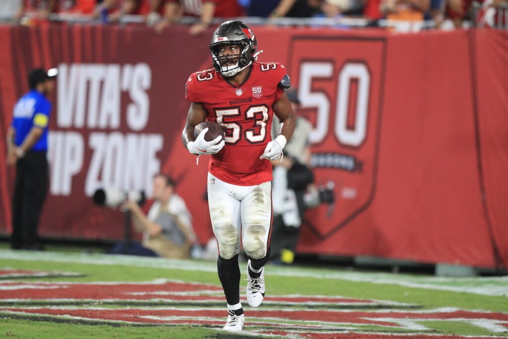 Bucs Vs. Titans: Most Impressive In Preseason Week 1 4 Bucs Ilb Nick Jackson - Photo By: Cliff Welch P/R