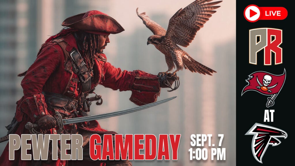 Bucs Falcons Pewter Gameday