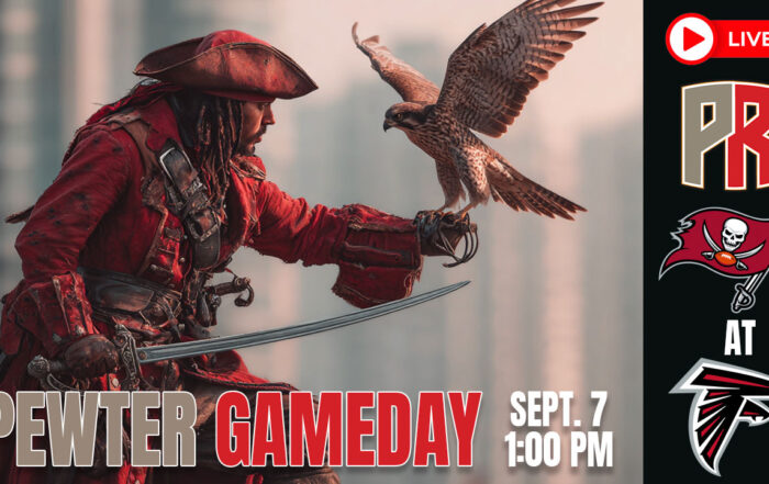 Bucs Falcons Pewter Gameday