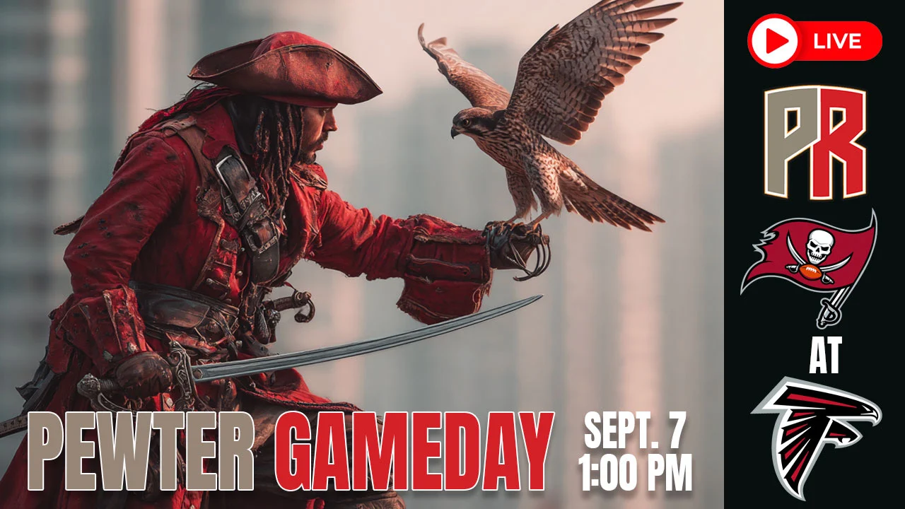 Bucs Falcons Pewter Gameday