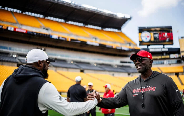 Steelers Hc Mike Tomlin And Bucs Hc Todd Bowles
